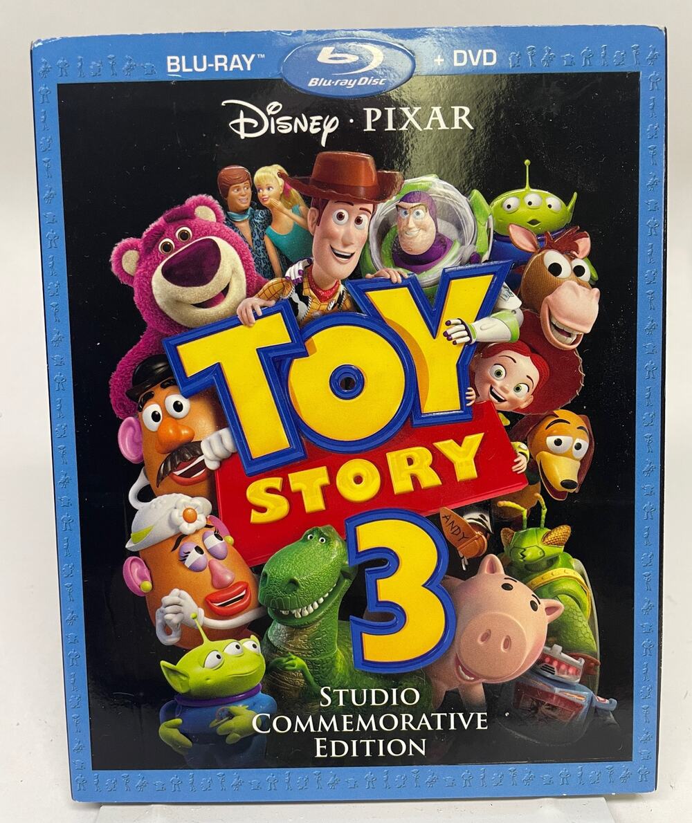 New - Toy Story 3 Blu-Ray & DVD Studio Commemorative Edition Sealed